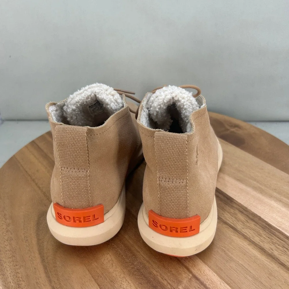 Sorel Womens Explorer II Drift Chukka Waterproof Boots Tan Suede Size 8